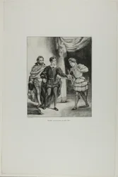 Hamlet og Guildenstern, plansje 6 fra Hamlet