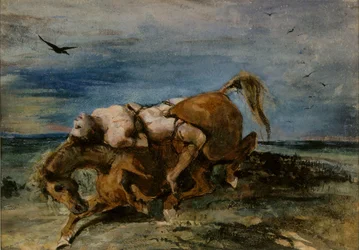 Mazeppa på den døende hesten, 1824