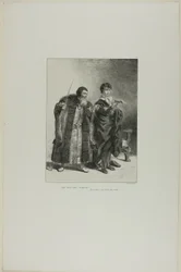 Polonius og Hamlet, tavle 4 fra Hamlet