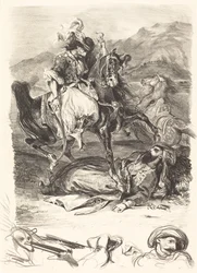 Slaget ved Giaour og Pasha Combat du Giaour et du Pacha, 1827.