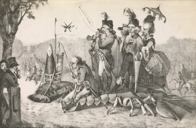 Krepsen ved Longchamps, 1822., 1822.