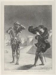 The Ghost on the Terrace, 1843., 1843.