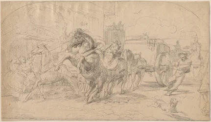 The Runaway Carriage, 1830-tallet.