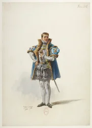 Btv1b84558104 01 - Saint-Saëns - Henrik VIII - Kostymedesign - Lacoste - 1. Hertugen av Norfolk