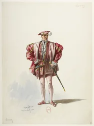 Btv1b84558104 02 - Saint-Saëns - Henrik VIII - Kostymedesign - Lacoste - 2. Jarlen av Surrey