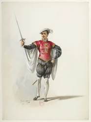 Btv1b84558104 11 - Saint-Saëns - Henry VIII - Kostymemodeller - Lacoste - 11. Kostyme