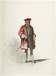 Btv1b84558104 14 - Saint-Saëns - Henry VIII - Kostymemodeller - Lacoste - 14. Kostyme