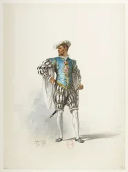 Btv1b84558104 16 - Saint-Saëns - Henry VIII - Kostymemodeller - Lacoste - 16. Kostyme