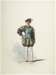 Btv1b84558104 38 - Saint-Saëns - Henrik VIII - Kostymedesign - Lacoste - 38. Kongens side