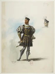 Btv1b84558104 58 - Saint-Saëns - Henry VIII - Kostymemodeller - Lacoste - 58. Don Gomez de Feria