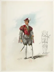 Btv1b84558104 66 - Saint-Saëns - Henry VIII - Kostymemodeller - Lacoste - 64. Kostyme