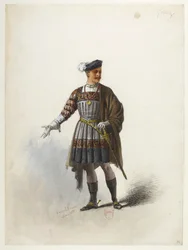 Btv1b84558104 78 - Saint-Saëns - Henry VIII - Kostymedesign - Lacoste - 74. Don Gomez de Feria