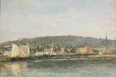 Havnen i Trouville om morgenen