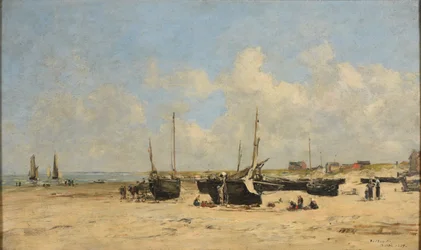 Berck-stranden ved lavvann