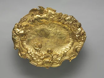 Dish, England eller Tyskland, ca. 1725-1750