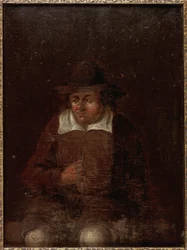 Sittende mann