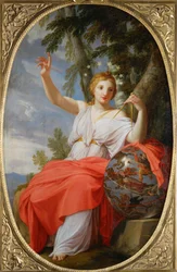 Musen Urania. Fra Musekammeret, Louvre, Paris …