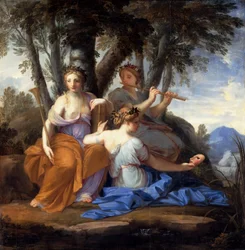 Musene Kleio, Euterpe og Thalia