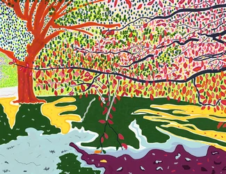 Tidlig høst, Prospekt-parken (digital kunst)