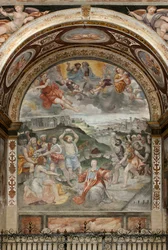 Steningen av St. Stefan Freske, ca. 1550 (freske)