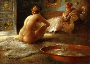 Voyeur-en og baderen hennes