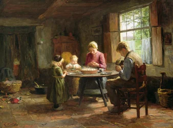 Et nederlandsk interiør - Bordbønn