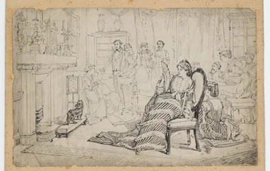 Forfeits, 1880 (penn og blekk på papir)