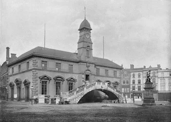 Corn Exchange, Leicester, c1896
