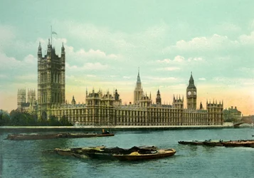 The Houses of Parliament, ca 1900-tallet.