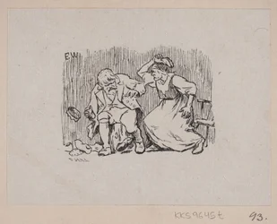 Illustrasjon til «Askeladden som fikk prinsessen til å le»