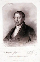 Portrett av Wenzel Johann Tomaschek (1774-1850) gravert av Albert Henry Payne (1812-1902) (gravering)