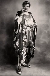 Herbert Beerbohm Tree 1853-1917, engelsk skuespiller, tidlig på 1900-tallet.