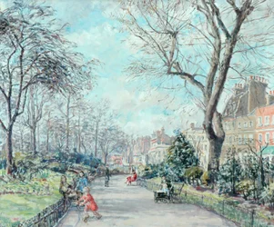 Cheyne Walk Gardens, ca. 1938