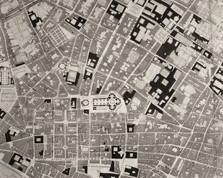 Kart over Firenze, detalj, 1843 og 1866 graveringsdetalj av 100310