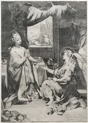 Bebudelsen, ca. 1585.
