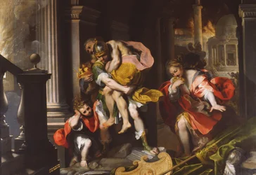 Aeneas"-fly fra Troy, 1598