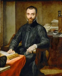 Monsignor Giuliano della Rovere (1559-1621) - Federigo Barocci (1528-1612). Olje på lerret, ca 1595. Mål: 117x97,5 cm. Kunsthistorisk museum, Vienne