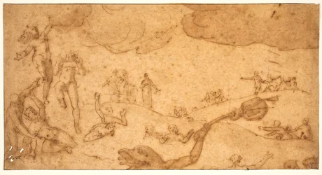 Scene fra de fattiges helvete