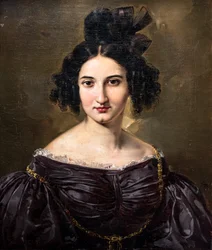 Portrett av en kvinne, før 1840 (olje på lerret)