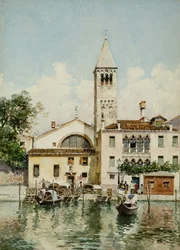San Samuele, Venezia (akvarell)