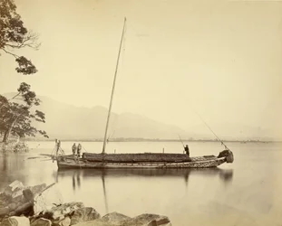 Båt på Biwasjøen