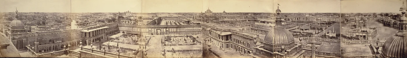 Panorama av Lucknow, tatt fra Great Imambara