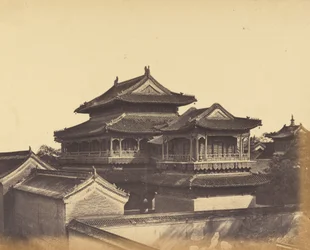 Konfucius -tempelet, Pekin, oktober 1860