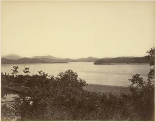 Utsikt fra Fort Monocacy med Fort McKee i det fjerne
