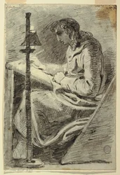 En kunstnertegning av Lamplight