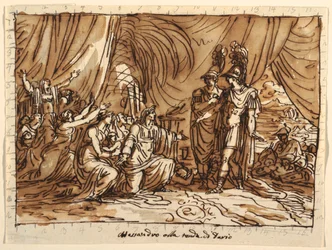 Takdesign, Alexander and the Family of Darius, the Clemency of Alexander, Sala di Alessandro, Palazzo Naldi, Faenza