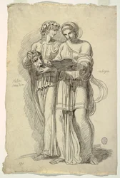 Thalia, Muse of Comedy og Calliope, Muse of Epic Poetry