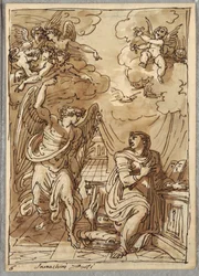Bebudelsen, studie etter Orazio Samacchini, Forli