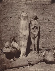 Egyptiske mumier, ca. 1870 (foto)