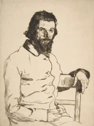 Portrett av Charles Meryon, 1853.